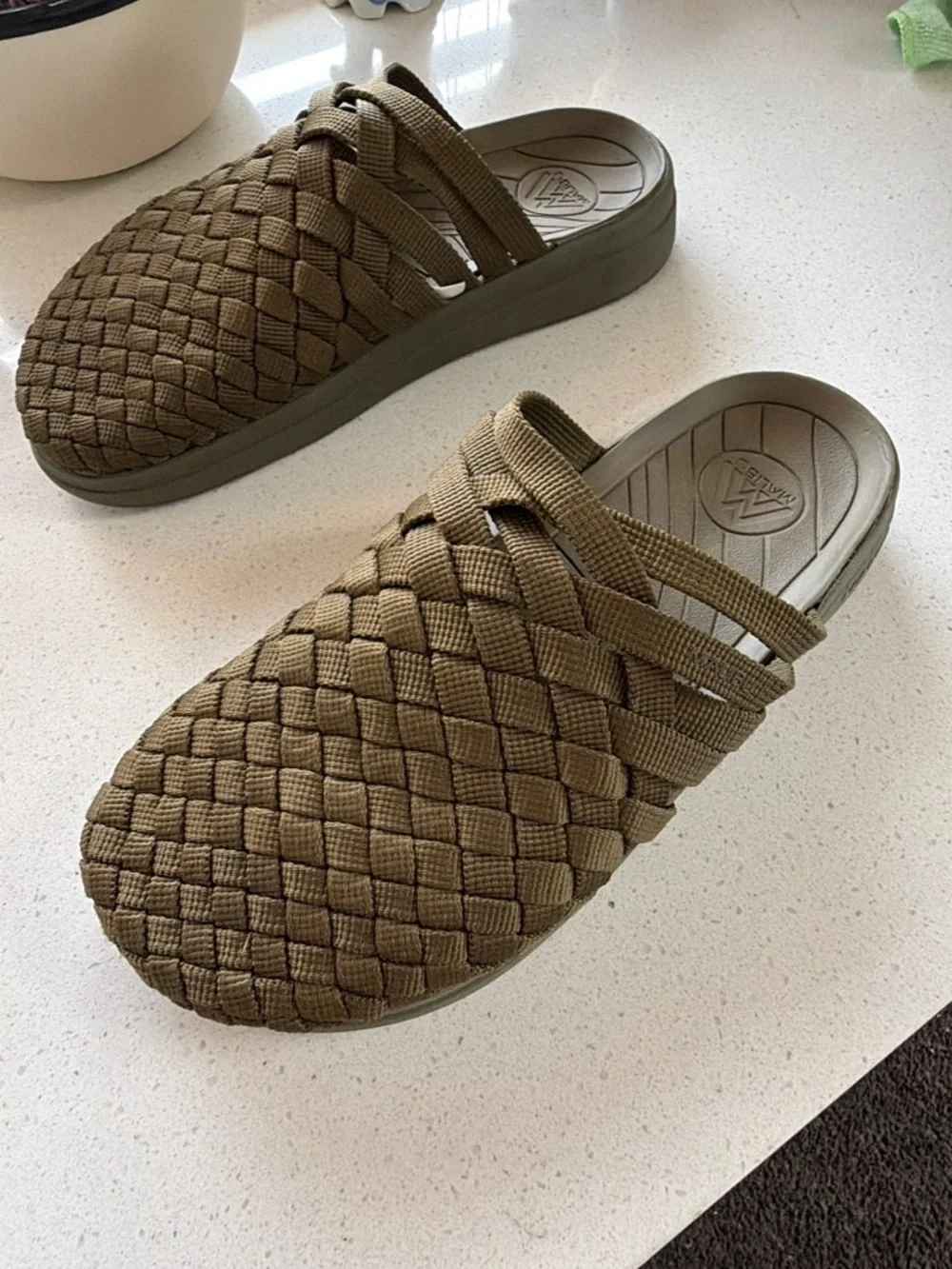 Men's Woven Slip-On Clog - Brown